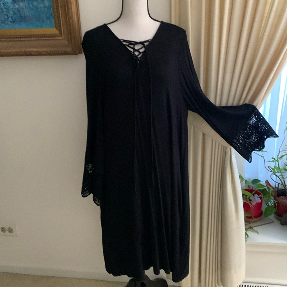 Soft Casual Black Dress - Touch of the Renaissance